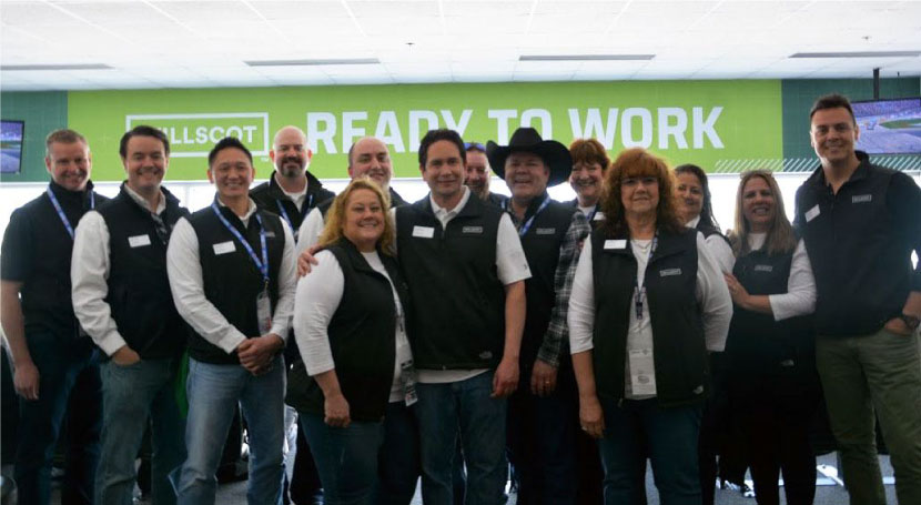 Group photo of Willscot employees